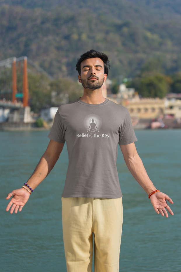 "Belief is the Key" Positive Thought Brand Unisex T-Shirt