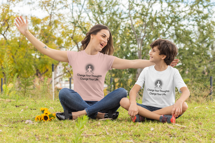"Change Your Thoughts, Change Your Life" Positive Thought Brand Women's Relaxed T-Shirt