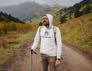 "Free Your Spirit" Positive Thought Brand Unisex Hoodie (Black Graphic)