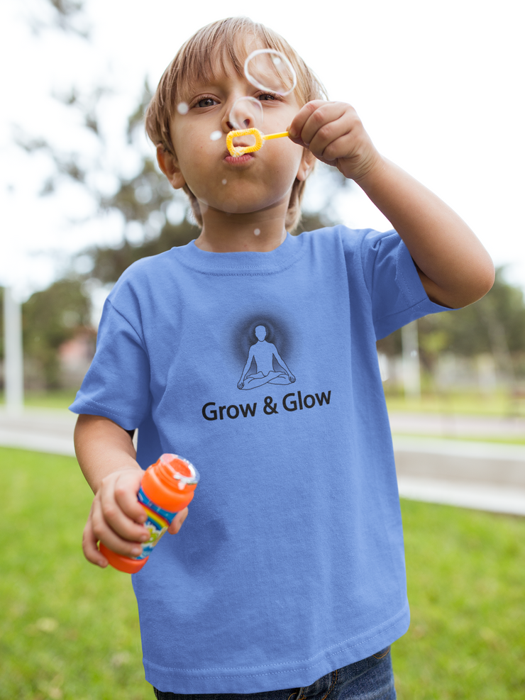 "Grow & Glow" Positive Thought Brand Toddler Short Sleeve T-Shirt