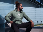 "Honor Your Soul" Positive Thought Brand Unisex Hoodie (White Graphic)