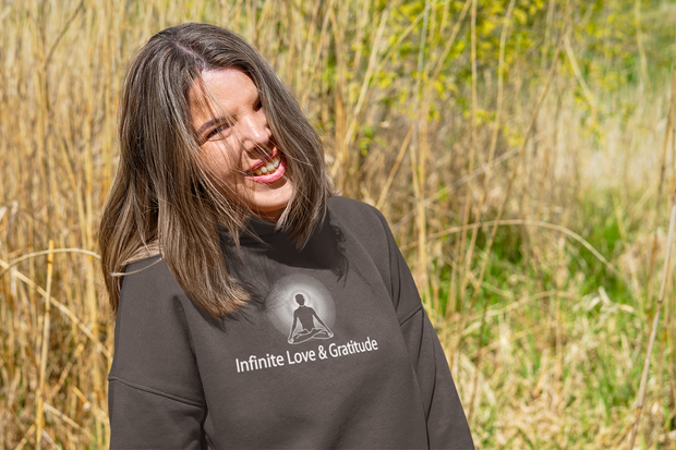 "Infinite Love & Gratitude" Positive Thought Brand Unisex Hoodie
