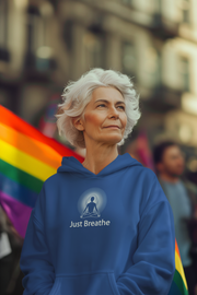 "Just Breathe" Positive Thought Brand Unisex Hoodie