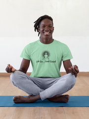 "Let Go, Feel Good" Positive Thought Brand Unisex T-Shirt (Black Graphic)