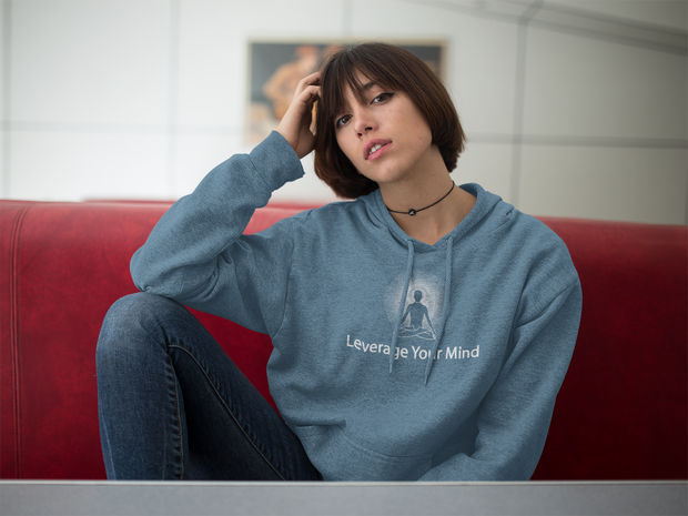 "Leverage Your Mind" Positive Thought Brand Unisex Hoodie