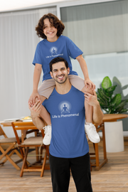 "Life is Phenomenal" Positive Thought Brand Unisex T-Shirt (White Graphic)