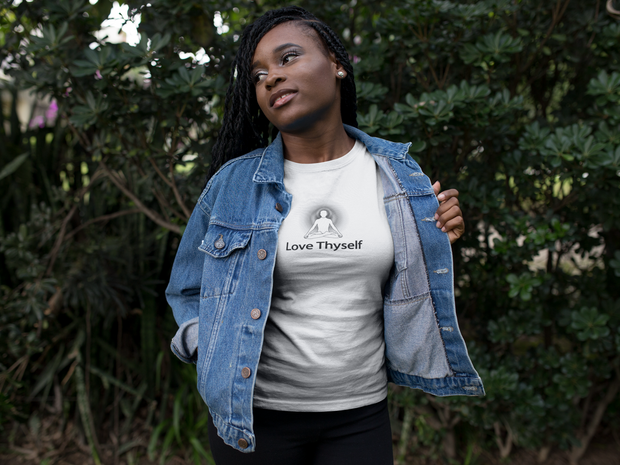 "Love Thyself" Positive Thought Brand Women's Relaxed T-Shirt