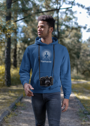 "Namaste" Positive Thought Brand Unisex Hoodie (White Graphic)