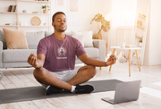 "Namaste" Positive Thought Brand Unisex T-Shirt (White Graphic)