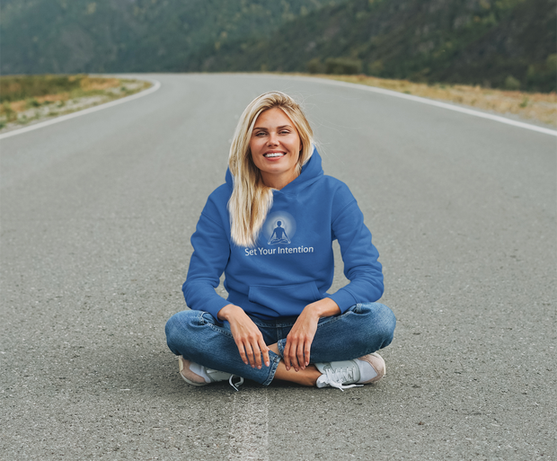 "Set Your Intention" Positive Thought Brand Unisex Hoodie