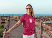 "Shalom" Positive Thought Brand Women's Relaxed T-Shirt