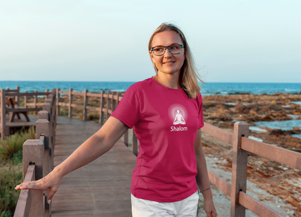 "Shalom" Positive Thought Brand Women's Relaxed T-Shirt