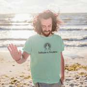 "Solitude is Priceless" Positive Thought Brand Unisex T-Shirt (Black Graphic)