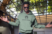 "Spirituality is my Religion" Positive Thought Brand Unisex Hoodie (Black Graphic)