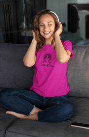 "THANKFUL" Positive Thought Brand Women's Relaxed T-Shirt