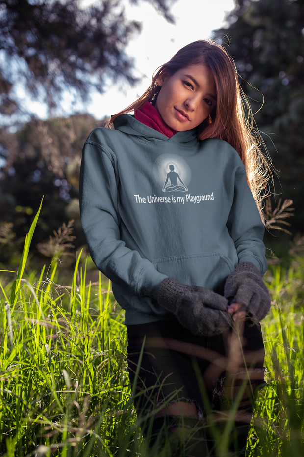 "The Universe is my Playground" Positive Thought Brand Unisex Hoodie