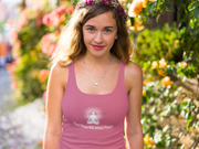 "Your Peace Will Attract Peace" Positive thought Brand Women's Racerback Tank