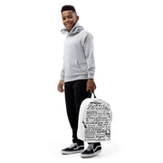Positive Thought Brand Inspirational Logo Minimalist Backpack
