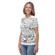 Positive Thought Brand Inspirational Logo Women's T-shirt