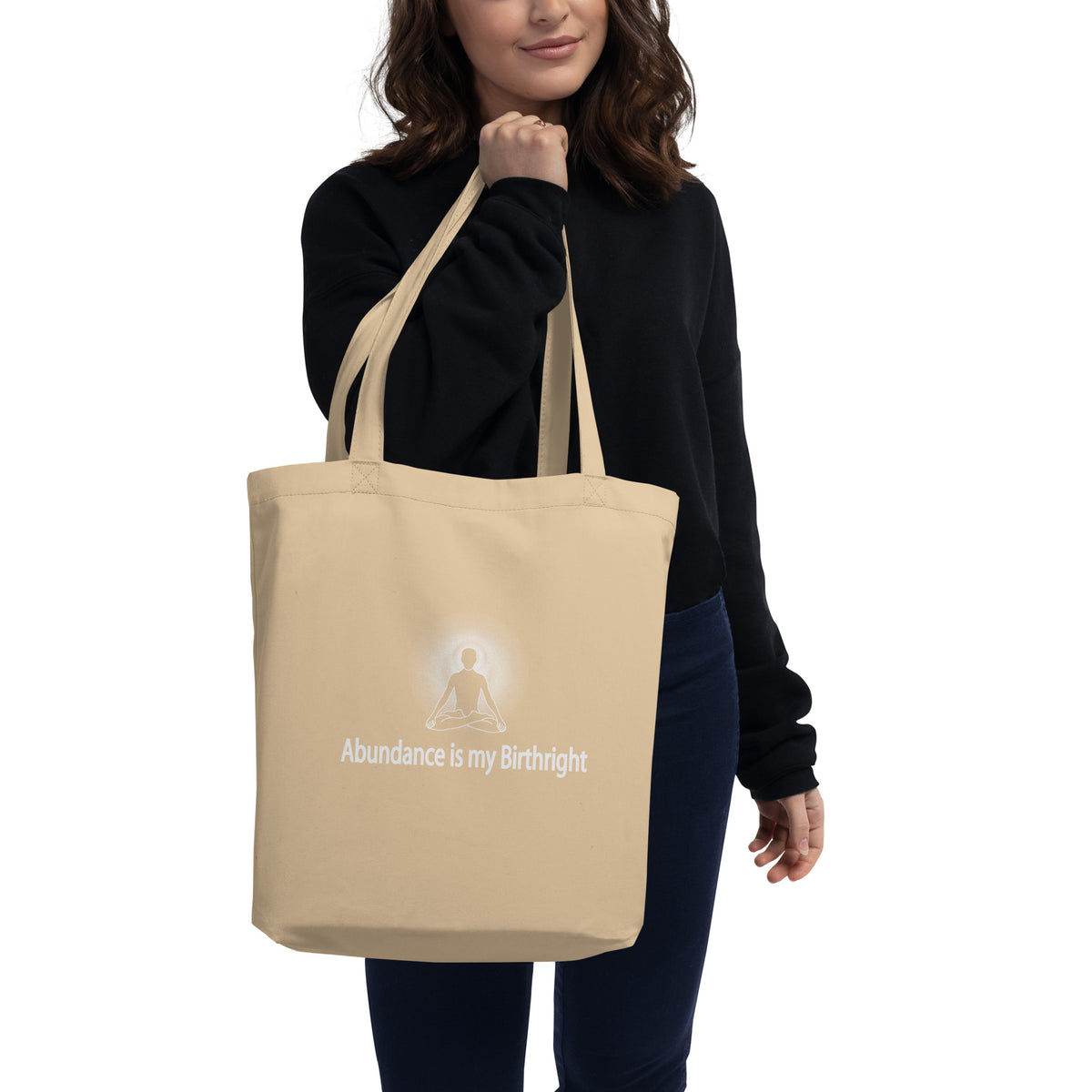 "Abundance is my Birthright" Positive Thought Brand Eco Tote Bag