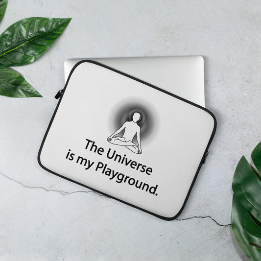 Positive Thought Brand The Universe is my Playground Laptop Sleeve