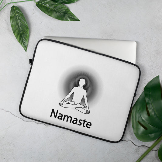 Positive Thought Brand Namaste Laptop Sleeve