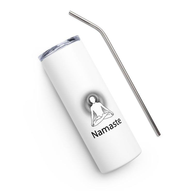 Positive Thought Brand Namaste Stainless steel tumbler