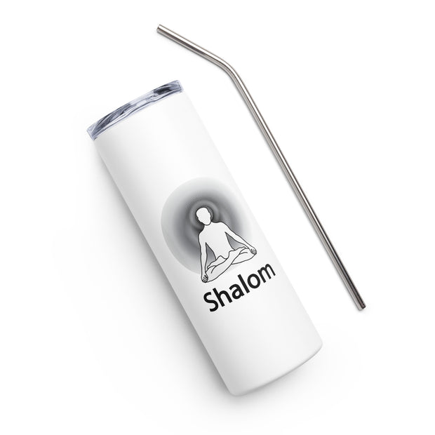 Positive Thought Brand Shalom Stainless steel tumbler