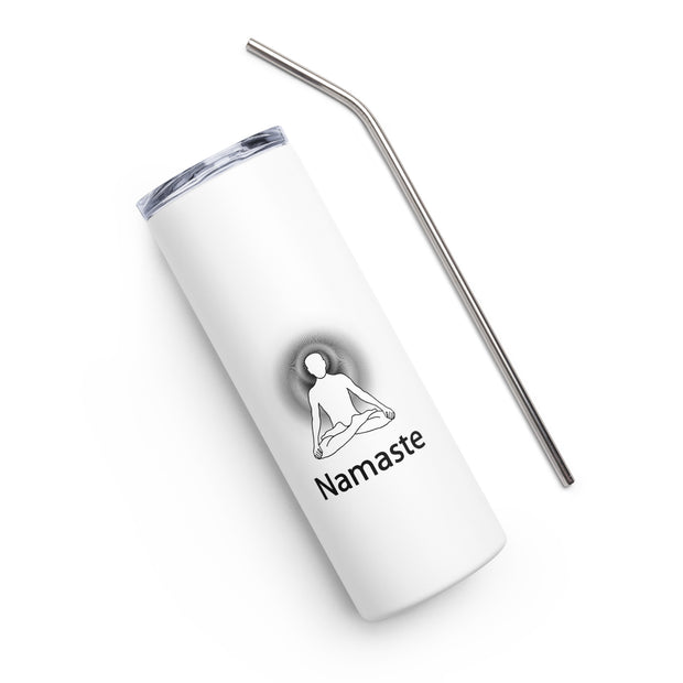 Positive Thought Brand Namaste Stainless steel tumbler