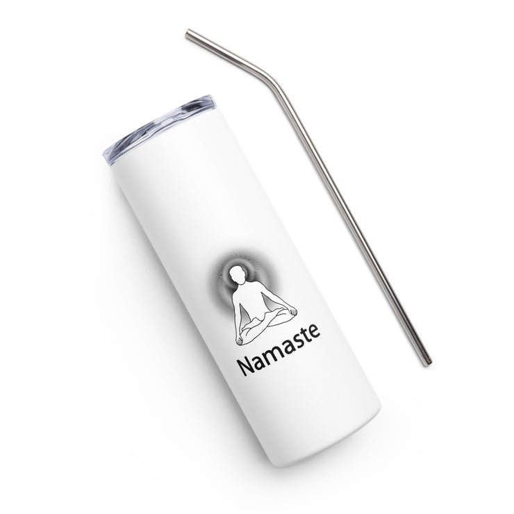 Positive Thought Brand Namaste Stainless steel tumbler
