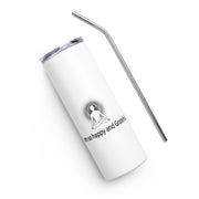 Positive Thought Brand I am so happy and Grateful Stainless steel tumbler