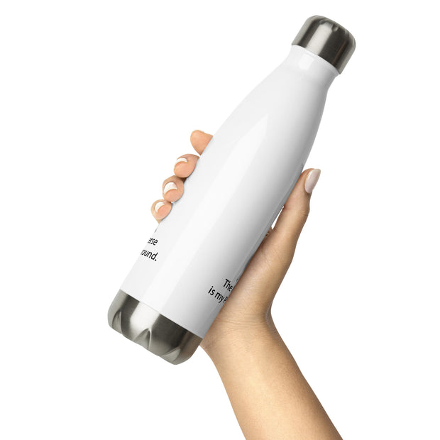 Positive Thought Brand The Universe is my Playground Stainless steel water bottle