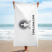 Positive Thought Brand Love Love Love Towel