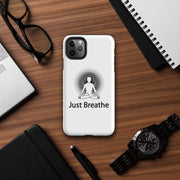 Positive Thought Brand Just Breathe Tough Case for iPhone®