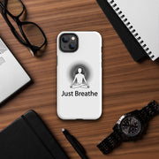 Positive Thought Brand Just Breathe Tough Case for iPhone®