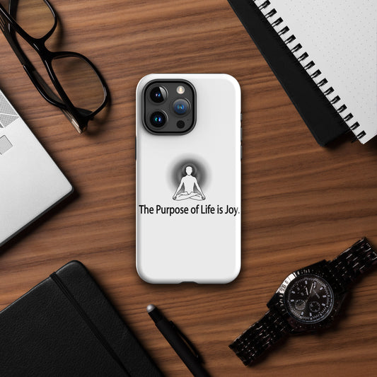 Positive Thought Brand The Purpose of Life is Joy Tough Case for iPhone®