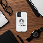 Positive Thought Brand Just Breathe Tough Case for iPhone®