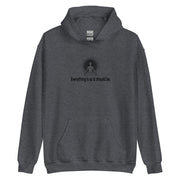 "Everything is as it should be" Positive Thought Brand Unisex Hoodie (Black Graphic)