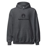 "Happiness is a Choice" Positive Thought Brand Unisex Hoodie (Black Graphic)