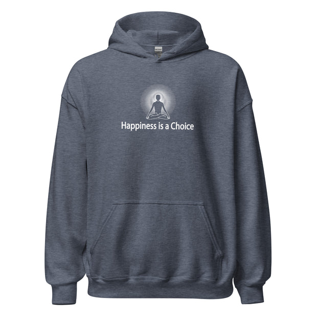 "Happiness is a Choice" Positive Thought Brand Unisex Hoodie
