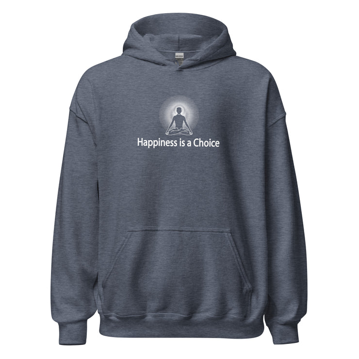 "Happiness is a Choice" Positive Thought Brand Unisex Hoodie