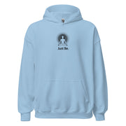 "Just Be" Positive Thought Brand Unisex Hoodie (Black Graphic)