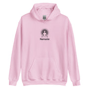 "Namaste" Positive Thought Brand Unisex Hoodie (Black Graphic)