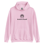 "Be kind to Yourself" Positive Thought Brand Unisex Hoodie (Black Graphic)