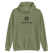 "Abundance is my Birthright" Positive Thought Brand Unisex Hoodie (Black Lettering)