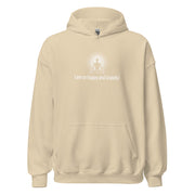 "I am so happy and Grateful" Positive Thought Brand Unisex Hoodie (White Lettering)