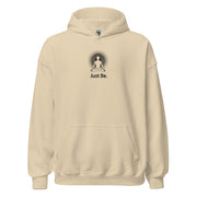 "Just Be" Positive Thought Brand Unisex Hoodie (Black Graphic)
