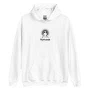 "Namaste" Positive Thought Brand Unisex Hoodie (Black Graphic)