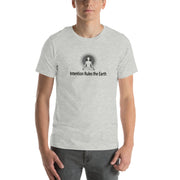 "Intention Rules the Earth" Positive Thought Brand Unisex T-Shirt (Black Graphic)