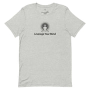 "Leverage Your Mind" Positive Thought Brand Unisex T-Shirt (Black Graphic)